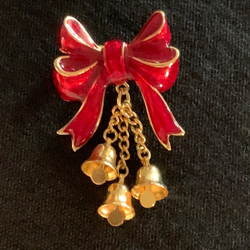 Vintage Christmas Holiday brooch